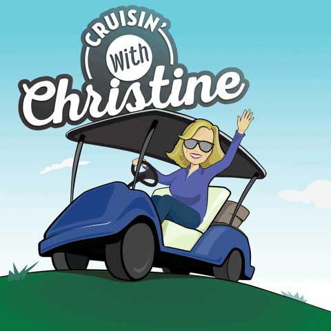 Cruisin with Christine logo Illustration