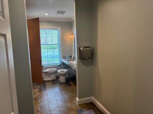 Community Center Renovation Womens bathroom updates