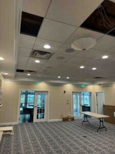 Community Center Revnovation New light fixtures