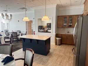 Community Center Renovation update – totally updated bistro area