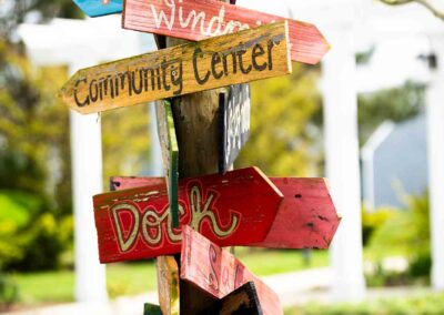 londonderry clubhouse fun location signs