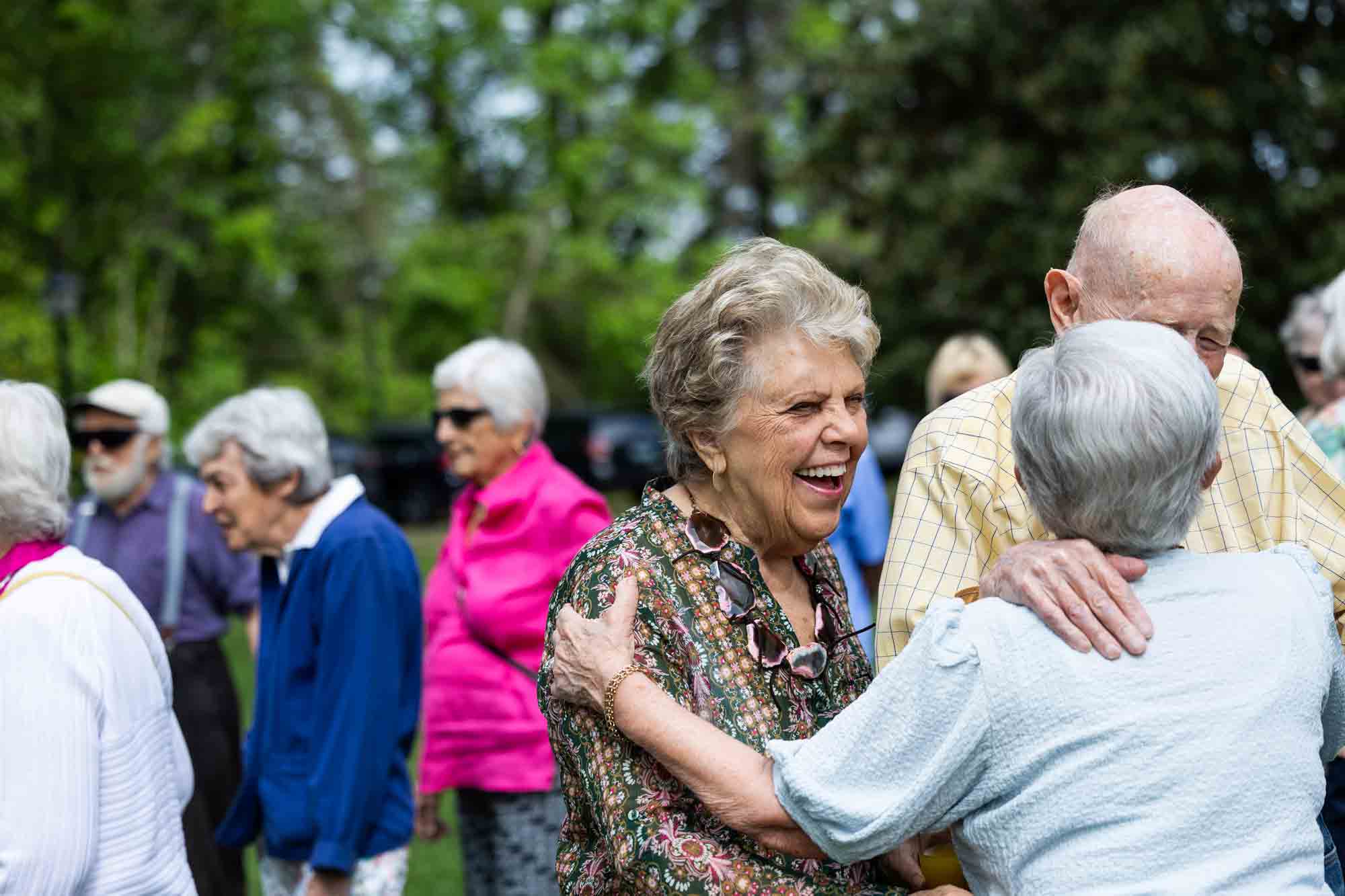 londonderry residents enjoying an outdoor event